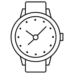 Minimalist Line Art Watch Design Sleek Dial & Clean Straps