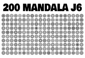 various mandala collections - 200 set yoga pattern