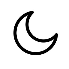 crescent moon icon