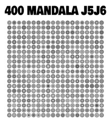 various mandala collections - 400 set yoga pattern