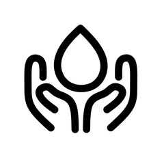 Obraz premium safe water icon for graphic design