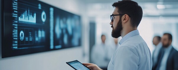 A company embracing digital transformation through AI adoption.