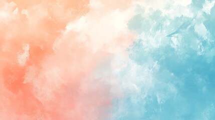 Fototapeta premium Dreamy Pastel Watercolor Texture: Softly Blending Hues Photo Background. AI Generated
