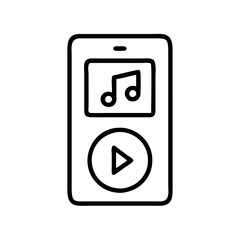 music player icon design