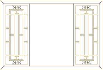 sketch vector illustration silhouette interior design decoration ornament decoration baground pattern classic vintage ethnic traditional chinese.eps