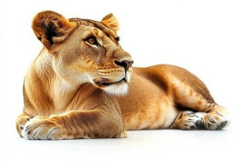 Fototapeta premium Majestic Lioness Resting