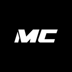 MC logo icon vector template