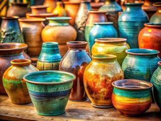 Long exposure reveals the soul of handcrafted ceramics, embracing wabi-sabi's imperfect aesthetics.