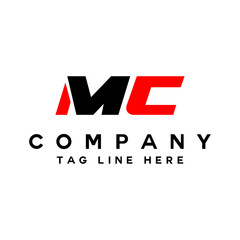 MC logo icon vector template