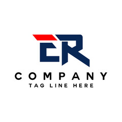 ER logo icon vector template