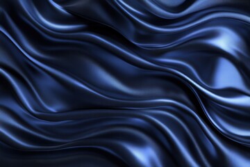 Obraz premium Abstract Blue Silk Drape