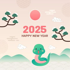 New Year Illustration 2025