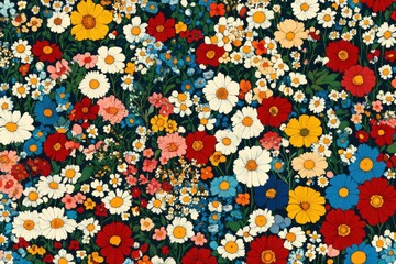 Vibrant Wildflower Meadow