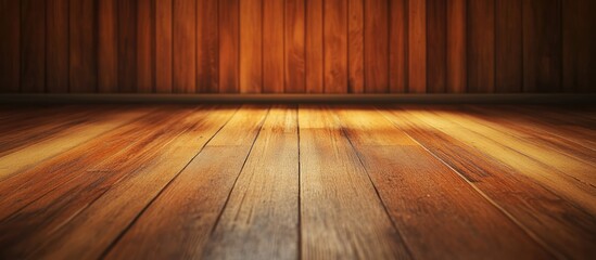 Warm and inviting softly blurred wooden interior background ideal for design inspiration and cozy atmosphere enhancement