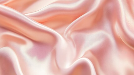 Fototapeta premium Soft silk texture in gentle hues for elegant product advertisements and sophisticated background illustrations.