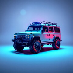 Modern Car Realistic vehicle with creative style