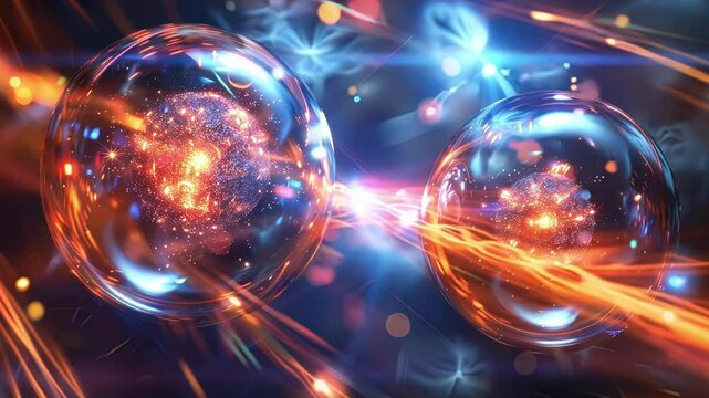 The two particles continued to race showcasing their unique properties and the ways in which they mediate the weak force.