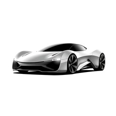 Modern Car Realistic vehicle with creative style