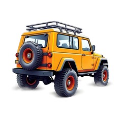 Modern Car Realistic vehicle with creative style