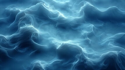 Abstract blue wave background, smooth flowing energy, dynamic texture.