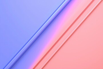 A diagonal line dividing two gradient colors, like soft blue and blush pink