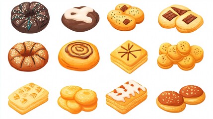 Delicious Christmas Cookies and Sweet Bread for Kids Celebration