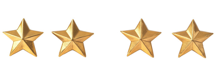 Obraz premium Golden Star Ratings for Product Reviews