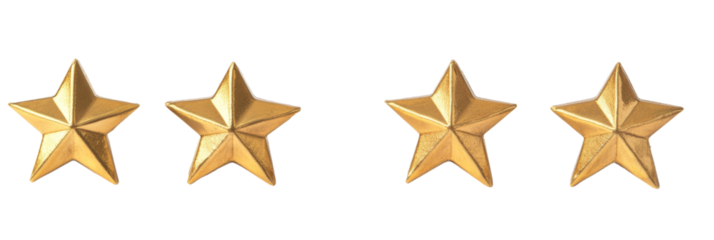 Golden Star Ratings for Product Reviews
