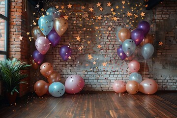 background with christmas decoration