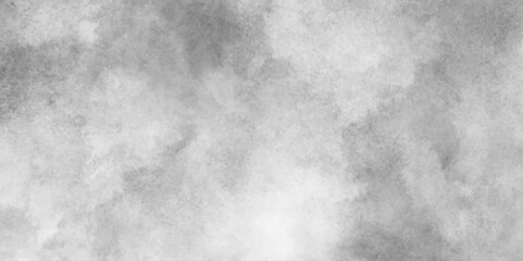 Gray abstract watercolor painting textured on white paper background, Black grey Sky with white cloud , marble texture background Old grunge textures design,Concrete old and grainy wall white color gr