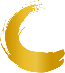 Golden Circle Brush Icon
