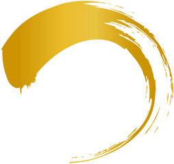 Golden Circle Brush Icon
