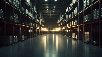 Obraz premium building at night