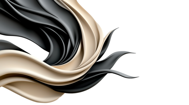 Charcoal grey and platinum abstract background. Matte finish with a touch of metallic shine. Dynamic wave patterns and nuanced shadows add a sense of sophistication. Ideal for contemporary and sleek d