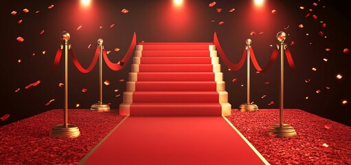 red carpet with a carpet