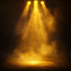 spotlight on stage