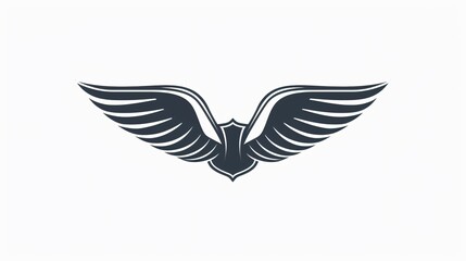 Obraz premium Auto Wing Car Automotive Vector Logo Template Flat Design