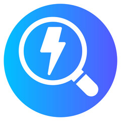 flash gradient icon