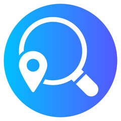 location gradient icon