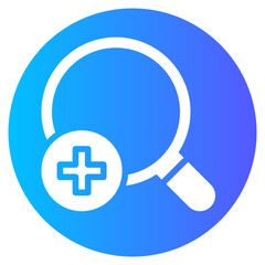 Obraz premium medical gradient icon