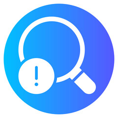 warning gradient icon