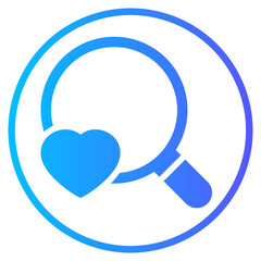 love gradient icon