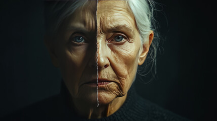 the visual impact of aging: a split-face comparison of aged and mature skin