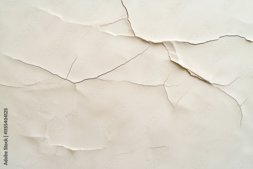 Poster A plain textured background in soft shades of cream with a subtle crack in the corner.