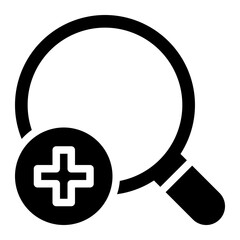 medical glyph icon