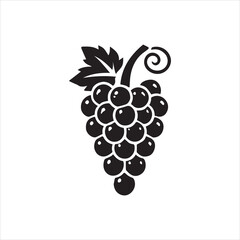 black and white grapes