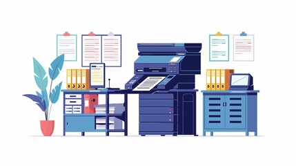 Efficient Professional Office Copier Multifunction Printer for Printing Documents