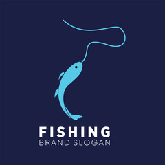 Fish Koi FIsh Fishing Logo