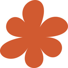 Fototapeta premium Flower Icon, Flower shape PNG, Transparent Background