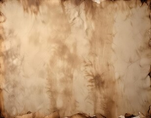 Distressed beige paper texture with dark stains and creases ,  sepia,  abstract